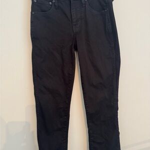 J. Crew Black Straight Leg Jeans Polished Look